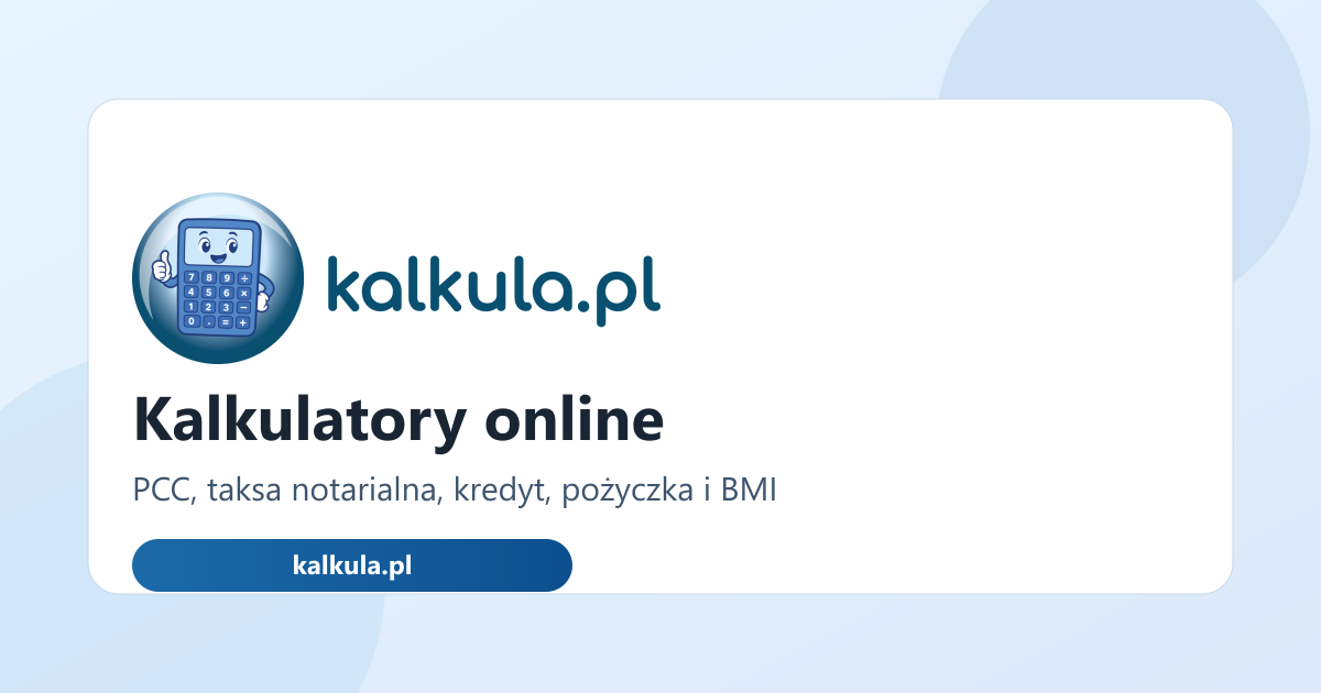 Kalkula Kalkulator gwintow metrycznych online | Kalkula